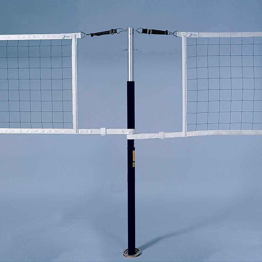FeatherLite  Volleyball Net Center Upright System (3-1/2 in. Floor Sleeve) - NFHS, NCAA, USVBA Compliant