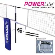 PowerLite  Volleyball Net Center Upright System (3-1/2 in. Floor Sleeve) - NFHS, NCAA, USVBA Compliant