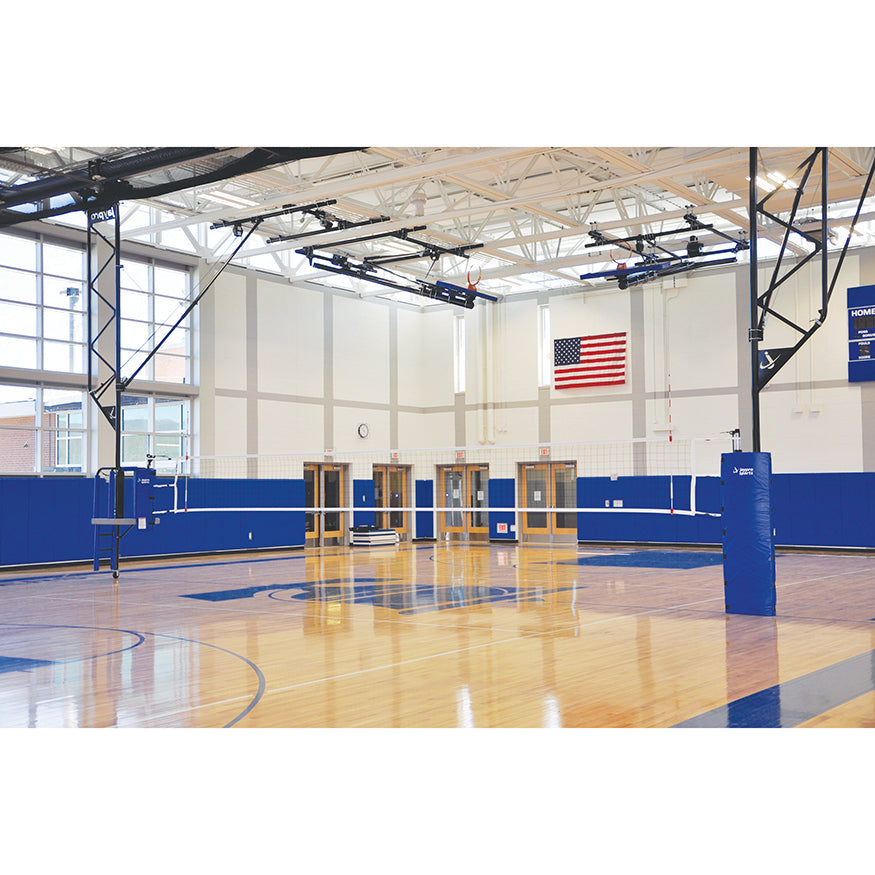 Volleyball System with Referee Stand - Ceiling Suspended