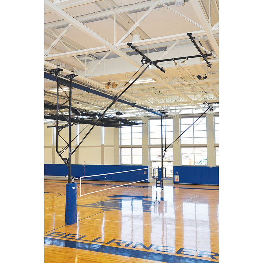 Volleyball System with Referee Stand - Ceiling Suspended