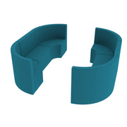 Pro Series Tallback Chairs 18" Seat Height, 6-Piece Set - Teal