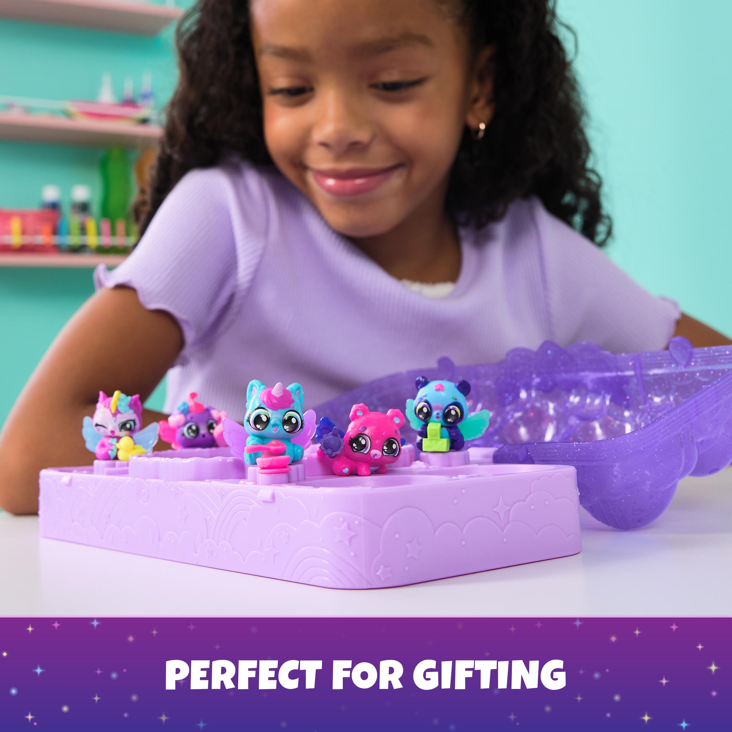 Hatchimals Alive, Neon Rainbow Egg Carton Toy with 5 Mini Figures in Color Reveal Eggs & 11 Accessories, Kids Toys for Girls & Boys Ages 3 and up