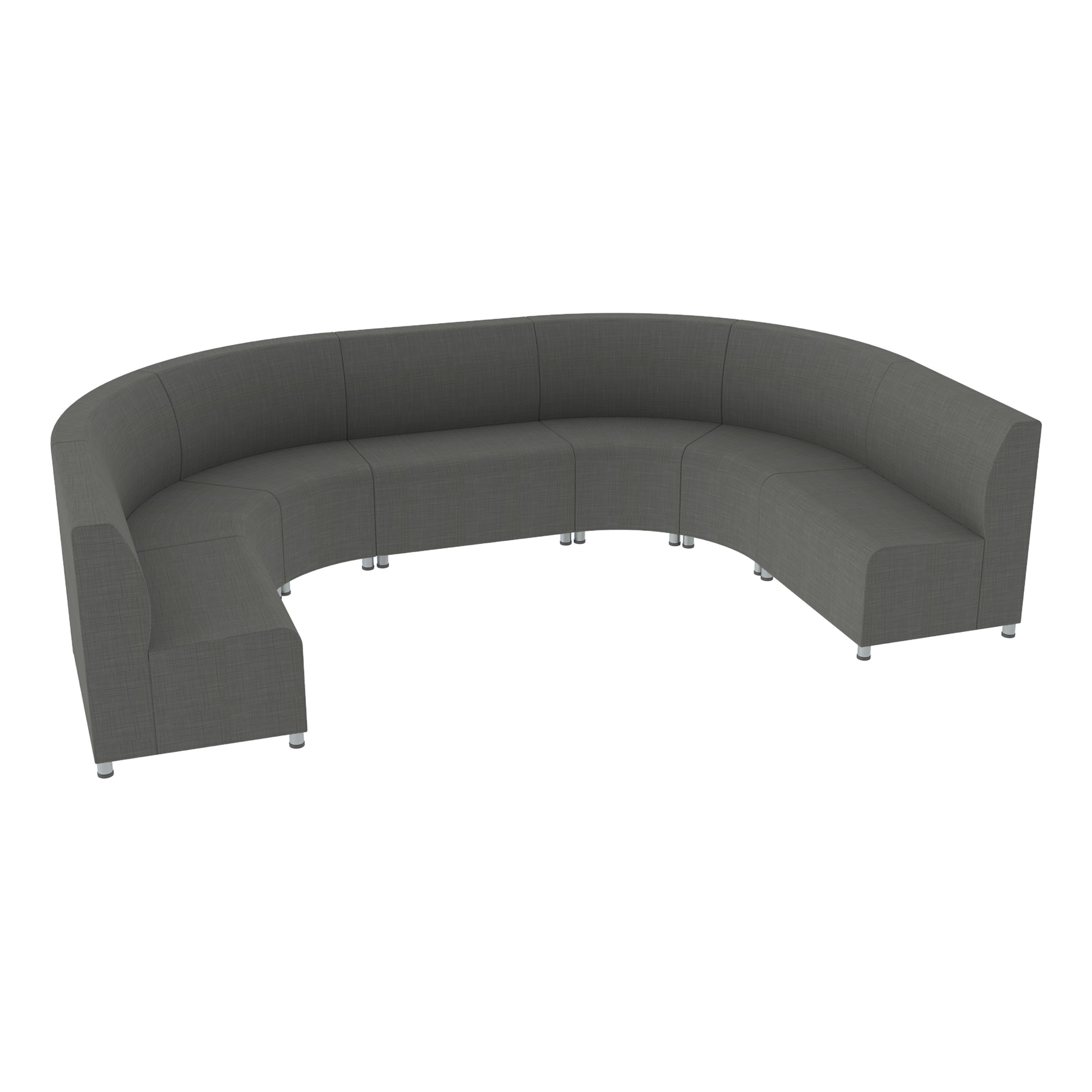 Pro Series Connect Seating, 7-Piece Set - Slate Gray Crosshatch