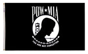 POW - MIA Flag 3x5 ft. Double sided Nylon SolarGuard Nyl-Glo 100% Made in USA