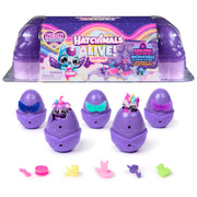 Hatchimals Alive, Neon Rainbow Egg Carton Toy with 5 Mini Figures in Color Reveal Eggs & 11 Accessories, Kids Toys for Girls & Boys Ages 3 and up