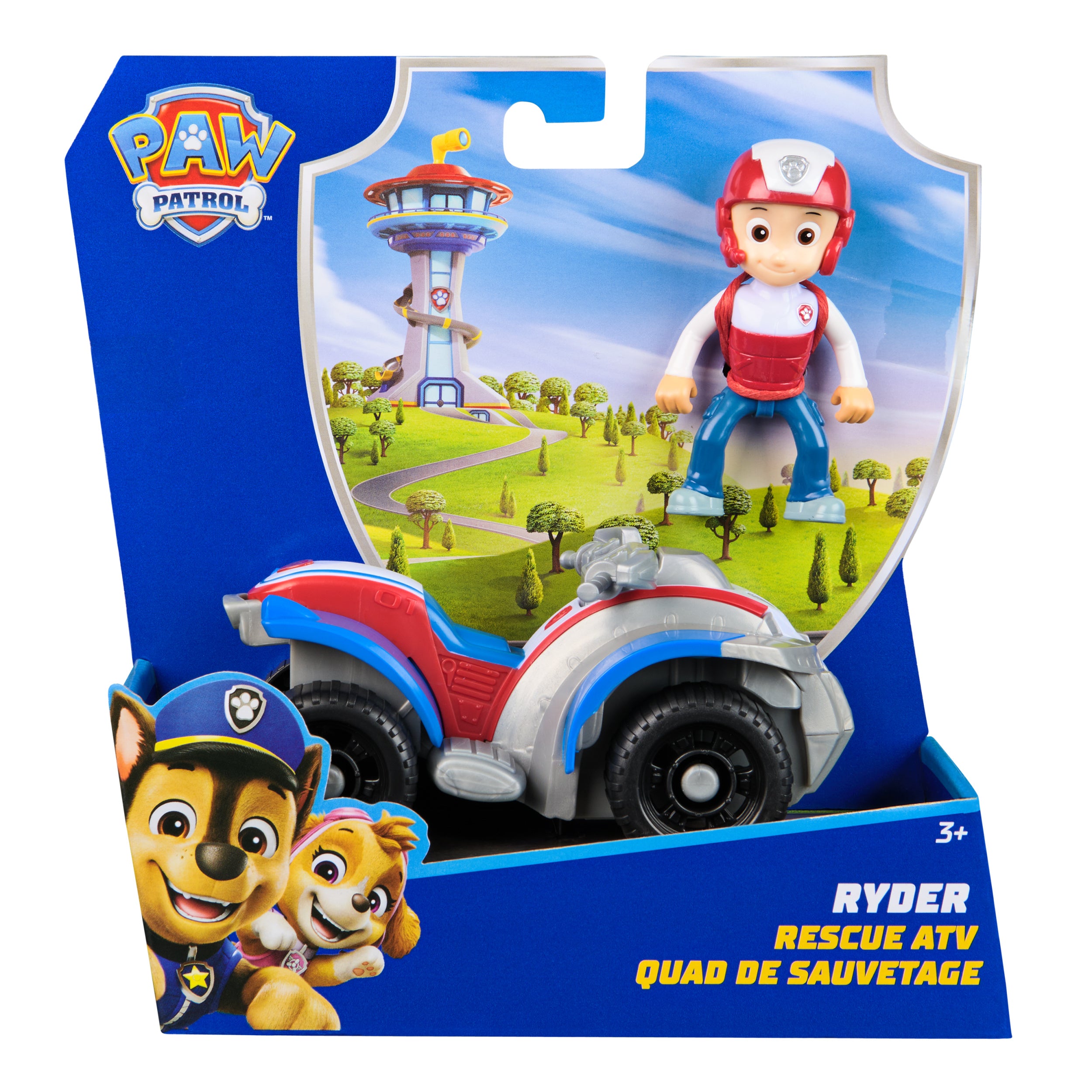 PAW Patrol, Ryder’s ATV Toy Vehicle with Collectible Action Figure, Sustainably Minded Kids Toys for Boys & Girls Ages 3 and Up