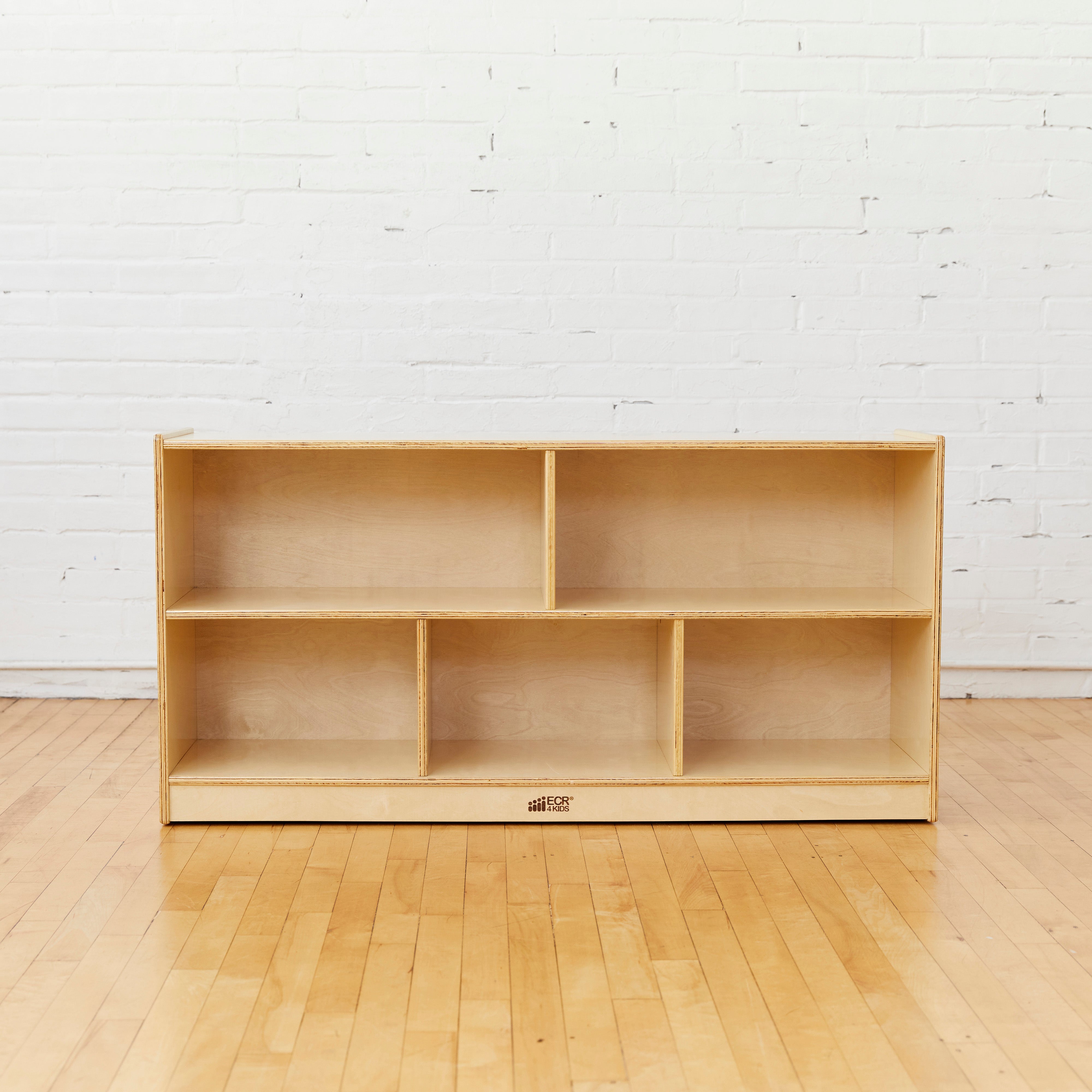 5-Compartment Storage Cabinet 24in H - Natural