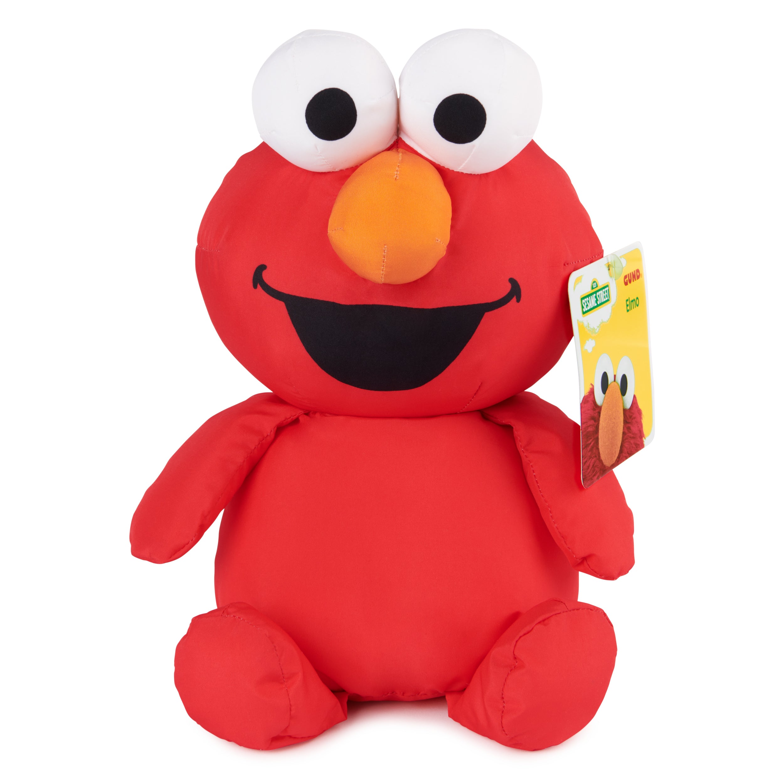 GUND Sesame Street Official Elmo Muppet Plush, Premium Nylon Plush Toy for Ages 1 & Up, Red, 7”