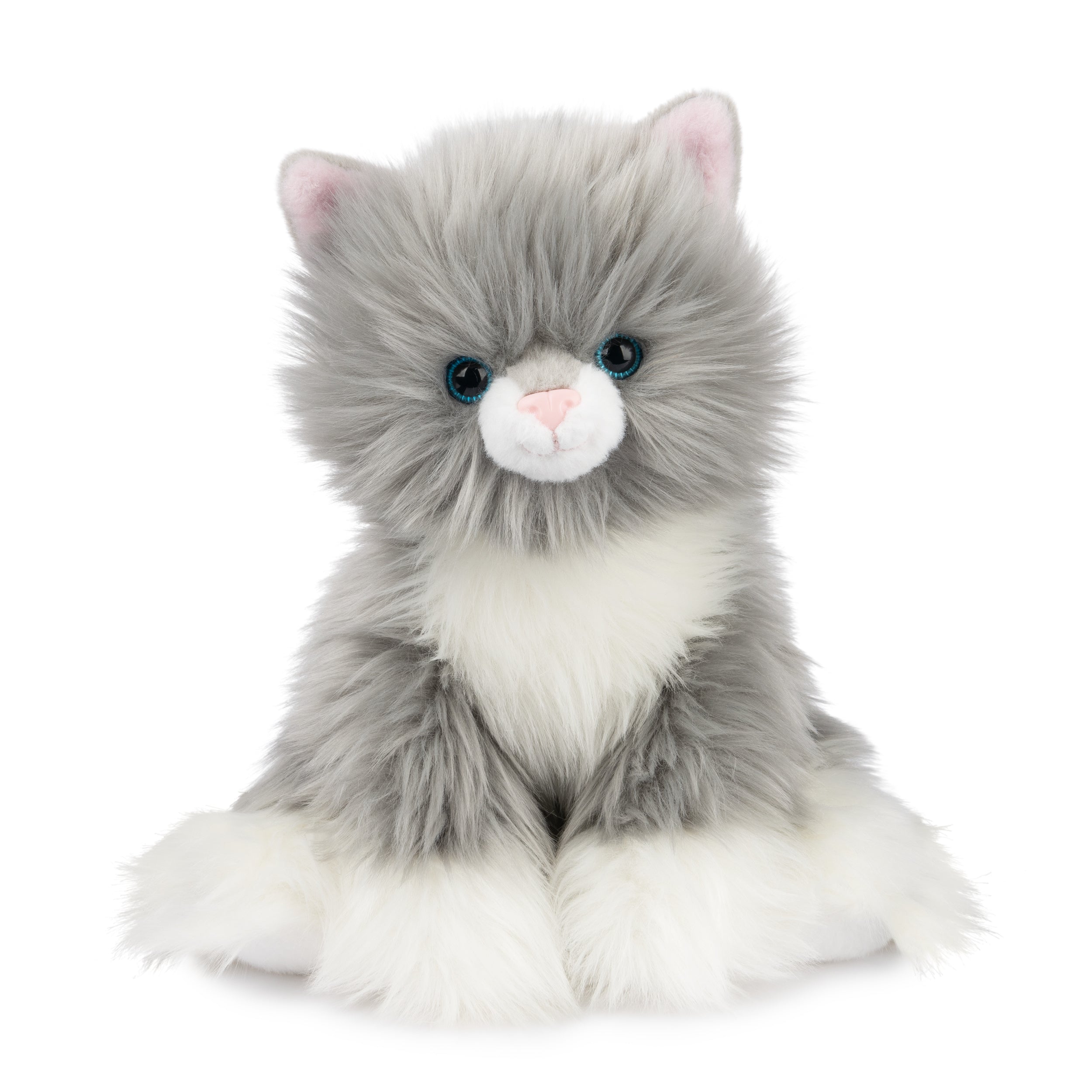 GUND Camilla Kitten Plush, Premium Cat Stuffed Animal for Ages 1 and Up, Gray/White, 9”