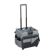 Universal Rolling Cart and Canvas Organizer - Black/Grey