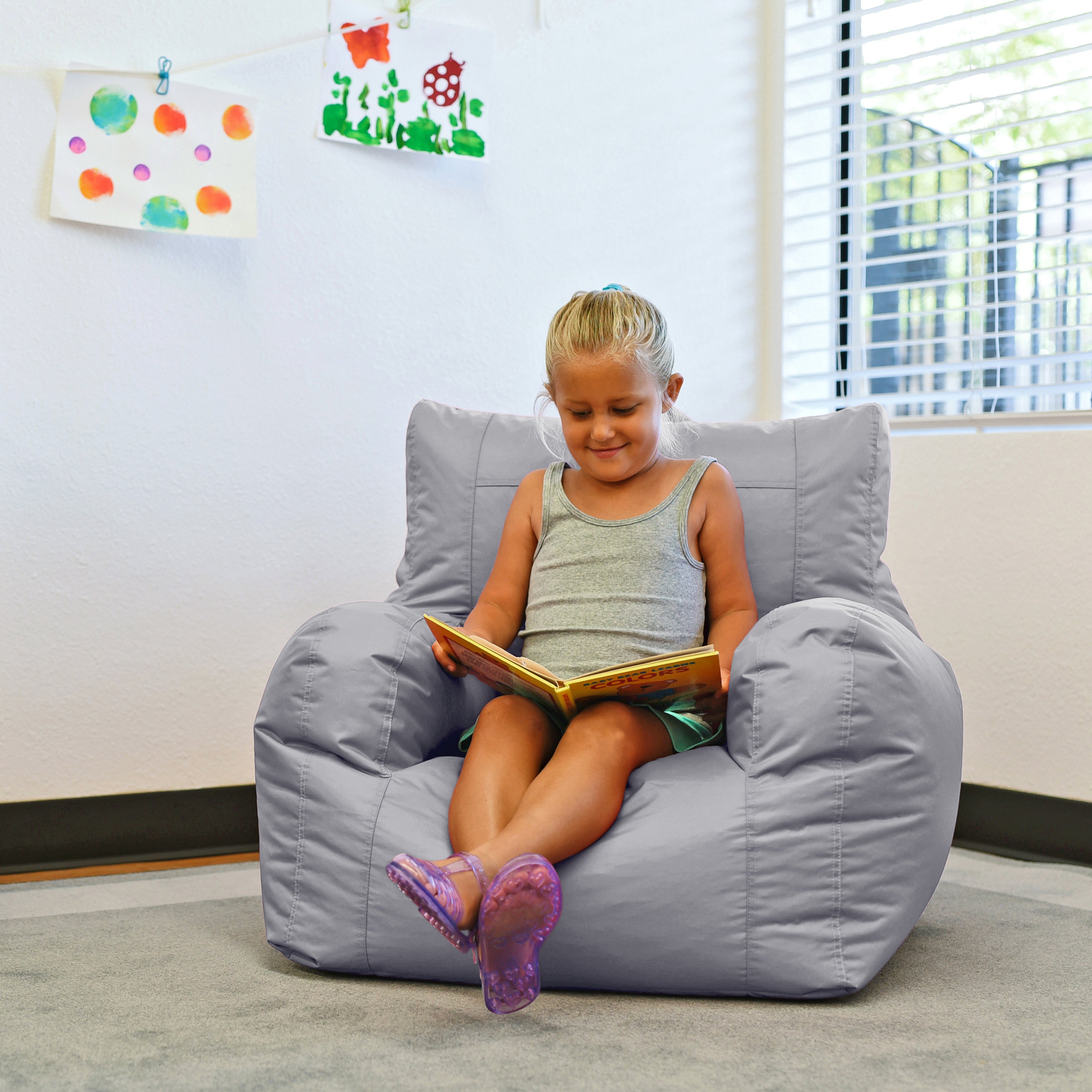 Cali Big Bear Bean Bag - Gray