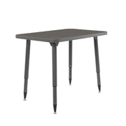 Adapte 24" x 36" Rectangle Thermofused Activity Table with Adjustable Tapered Legs - Cosmic Strandz/North Sea