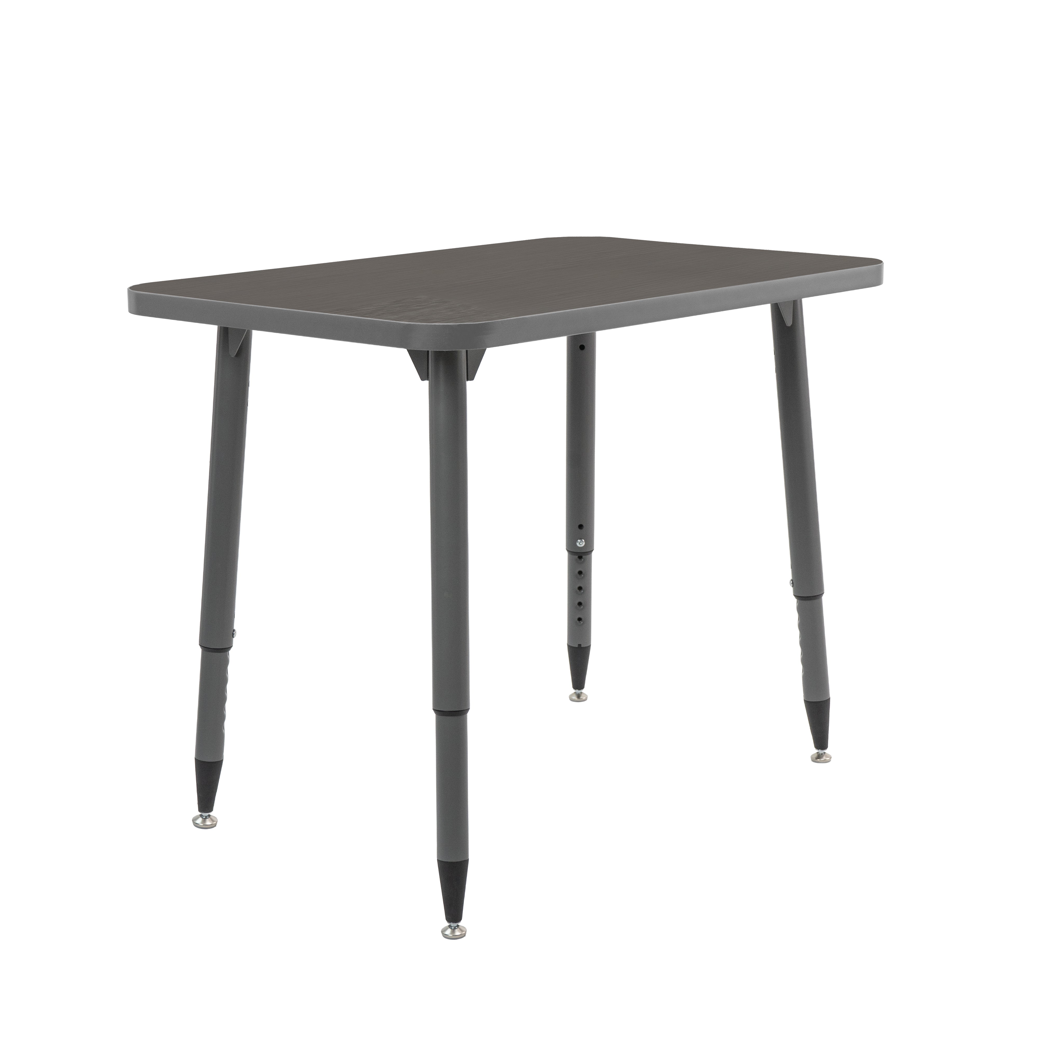 Adapte 24" x 36" Rectangle Thermofused Activity Table with Adjustable Tapered Legs - Cosmic Strandz/North Sea