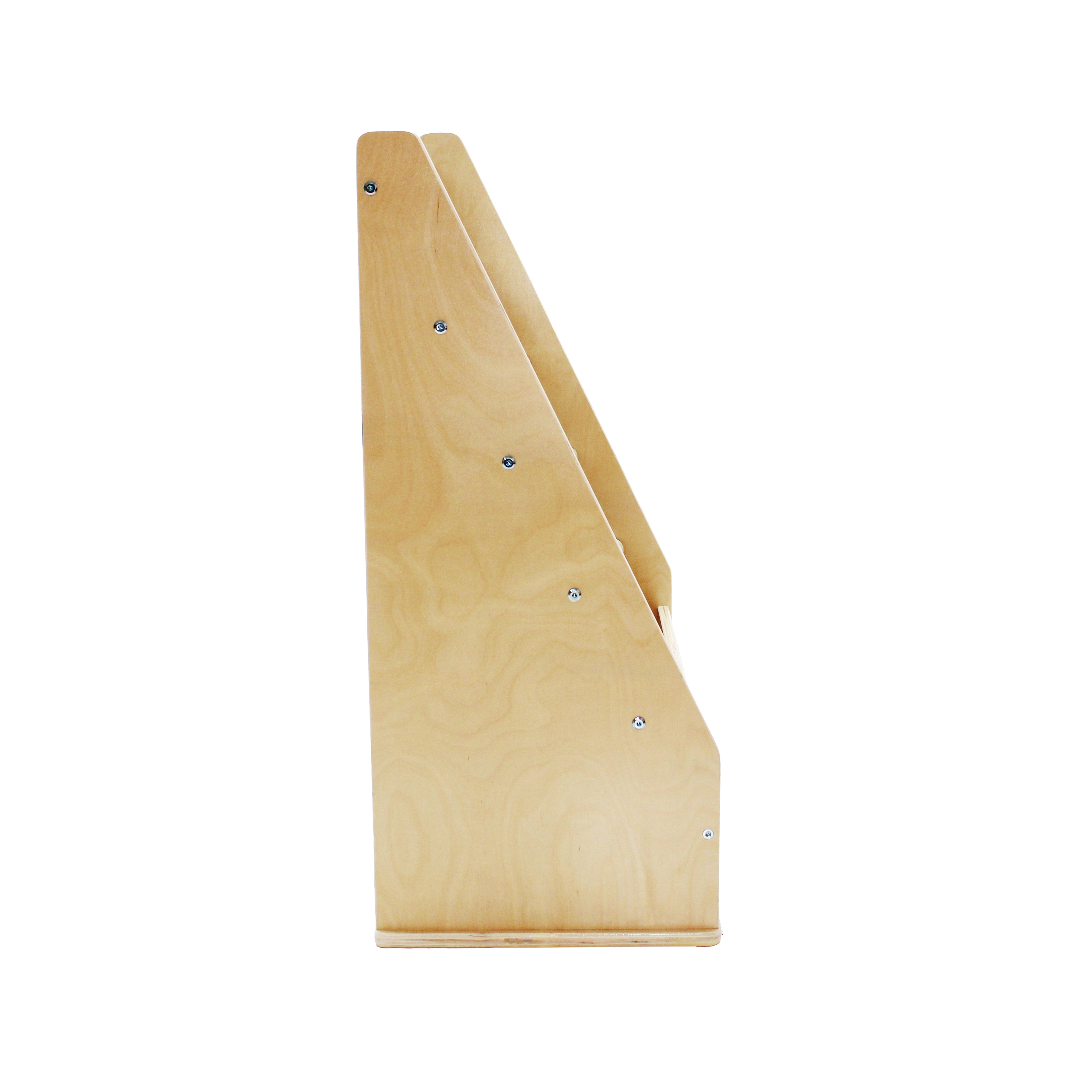 Rustic Birch Sling Book Display - Walnut