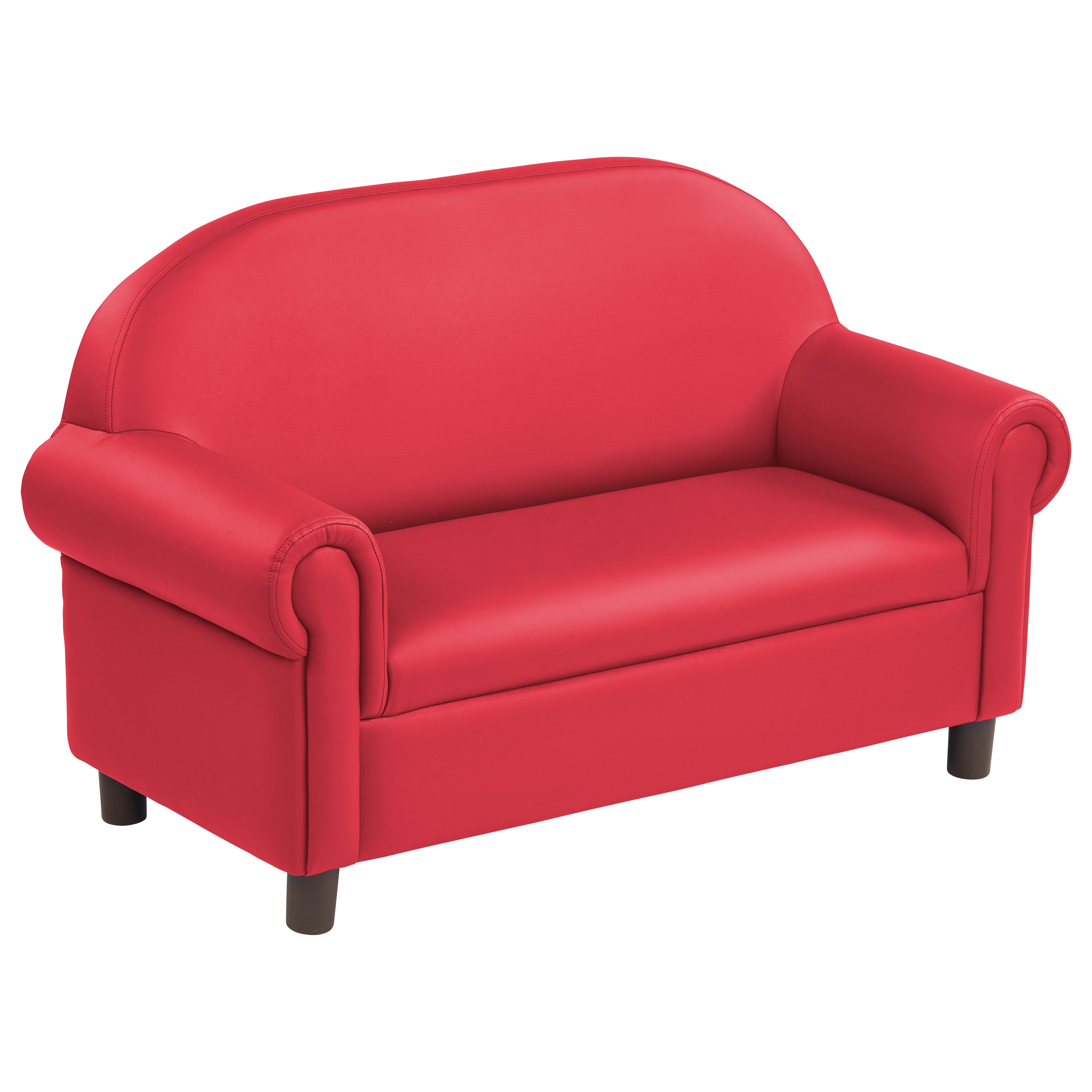 Little Lux Preschool Sofa - Red