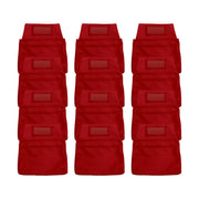 Vinyl Seat Companions, Small, 12-Piece - Red