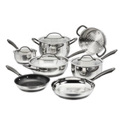 Radiant Pro Stainless with Brushed Titanium Finish 11-Pc Set