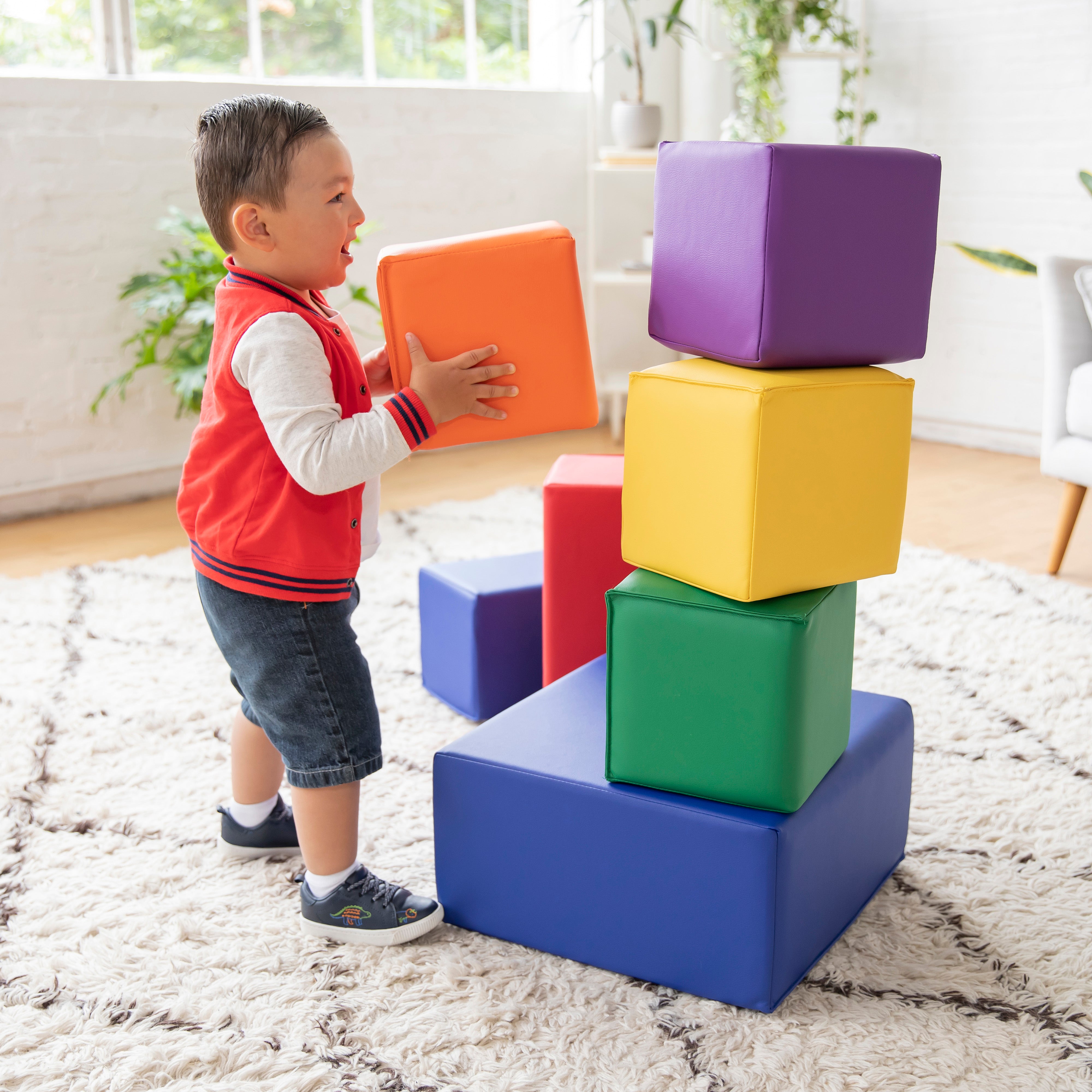 SoftZone Big Foam Blocks 7-Piece -Assorted