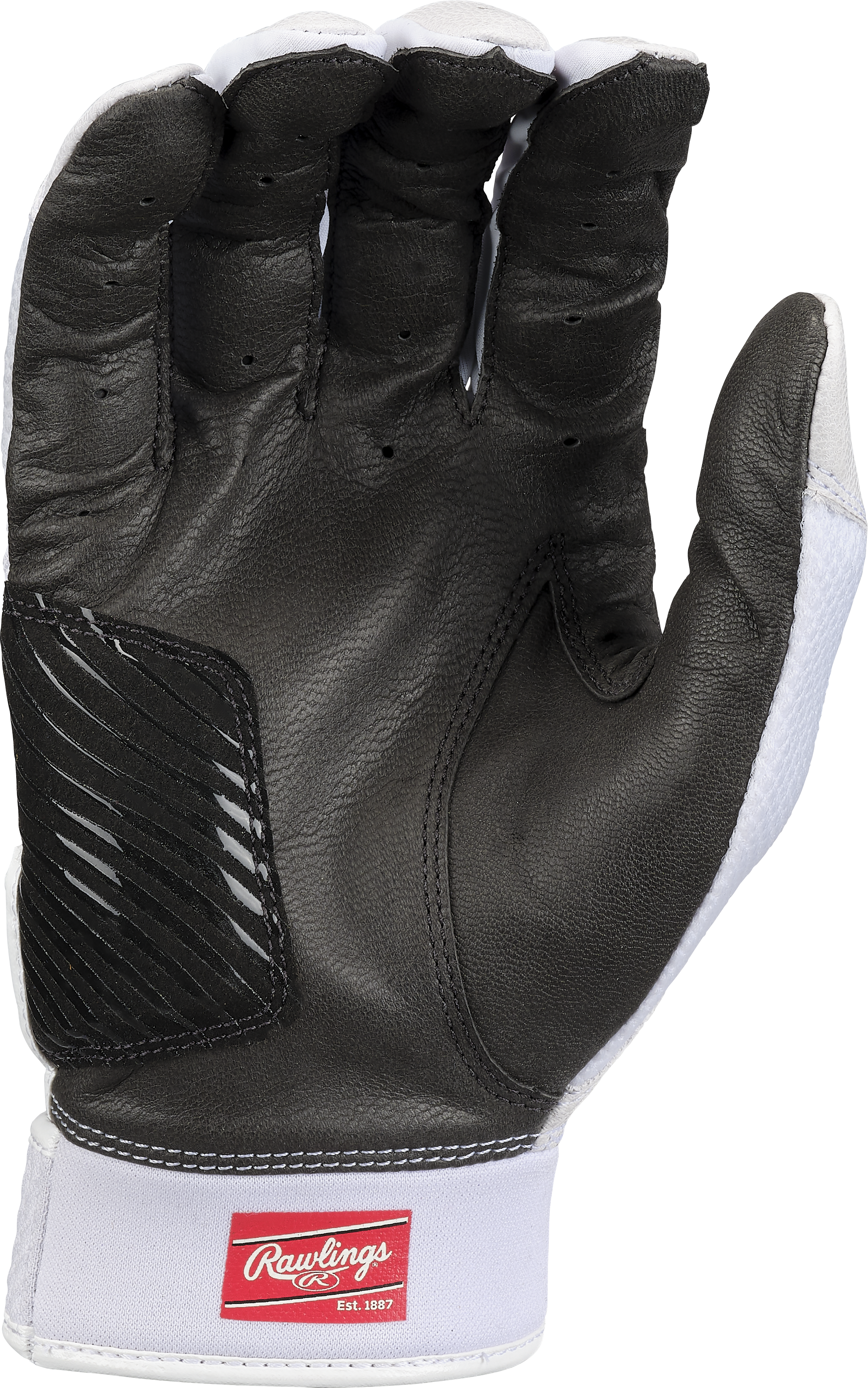 Rawlings Womens Workhorse Okc Fastpitch Softball Batting Gloves - Small - White