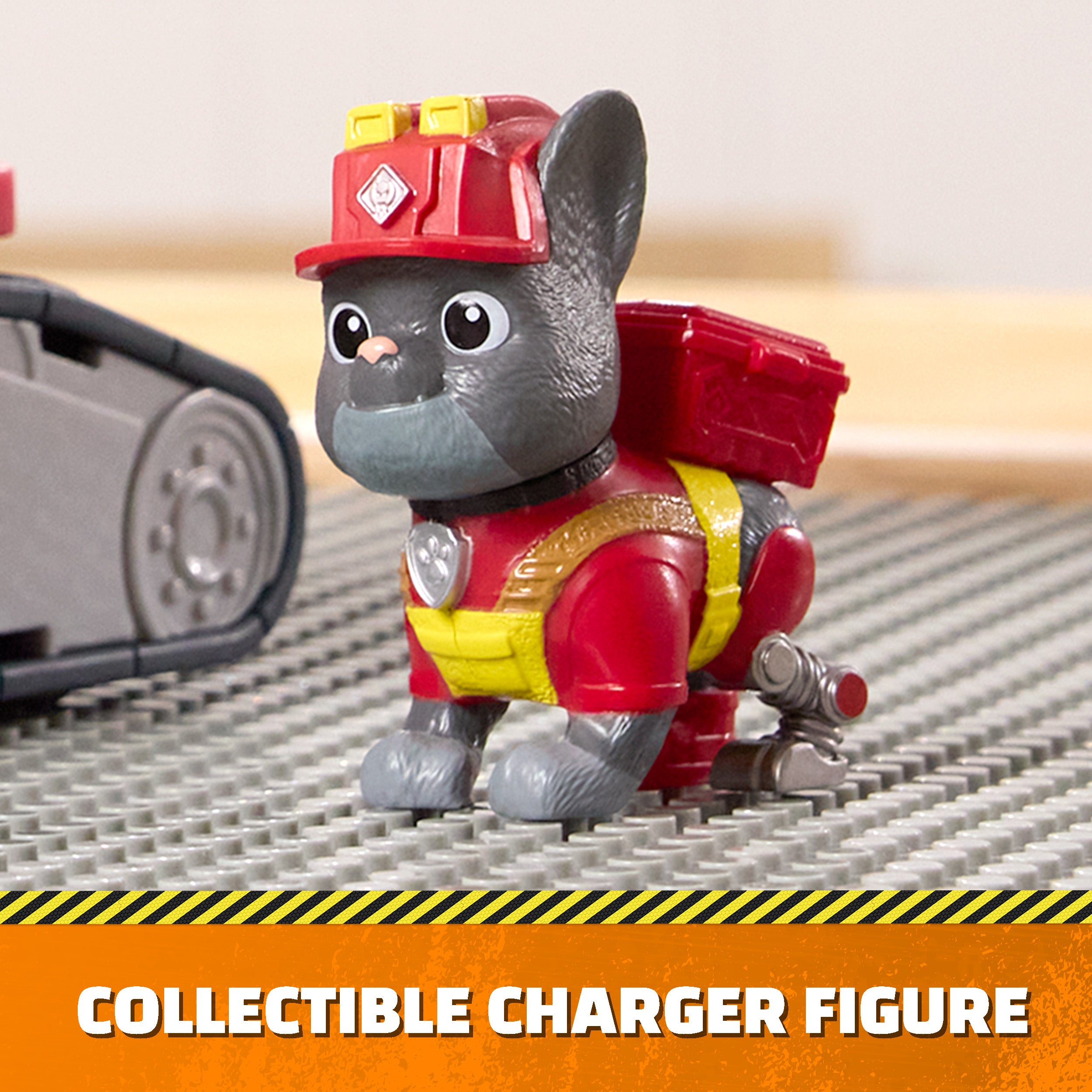 Rubble & Crew Charger's Mega Power Crane, Toy Truck with Charger Figure & 2 Detachable Tools, PAW Patrol Kids Toys for Boys & Girls Ages 3 and Up