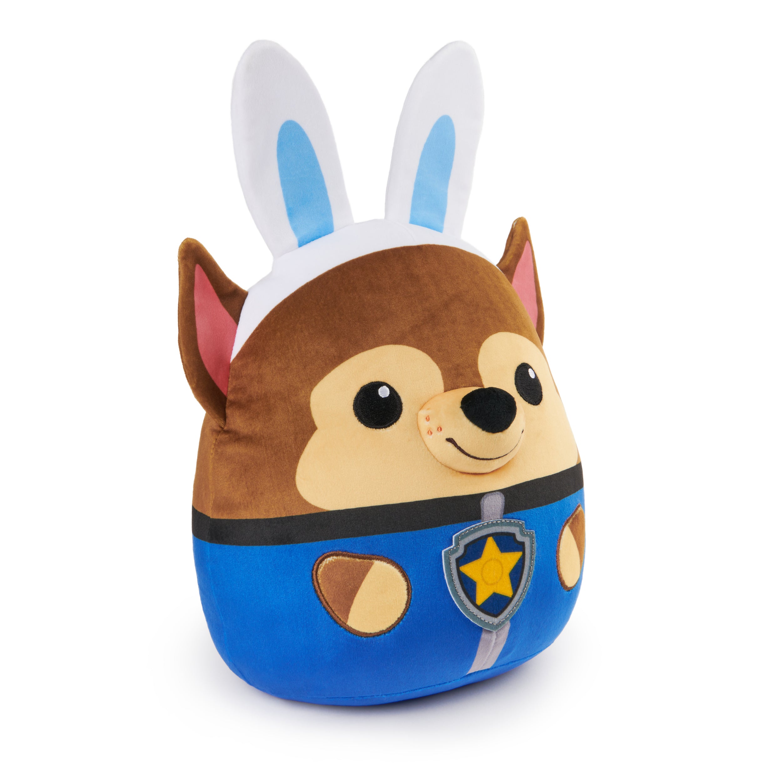 PAW Patrol Easter Bunny Chase Squish Plush, Official Toy from the Hit Cartoon, Special Edition Squishy Stuffed Animal for Ages 1 and Up, 12”