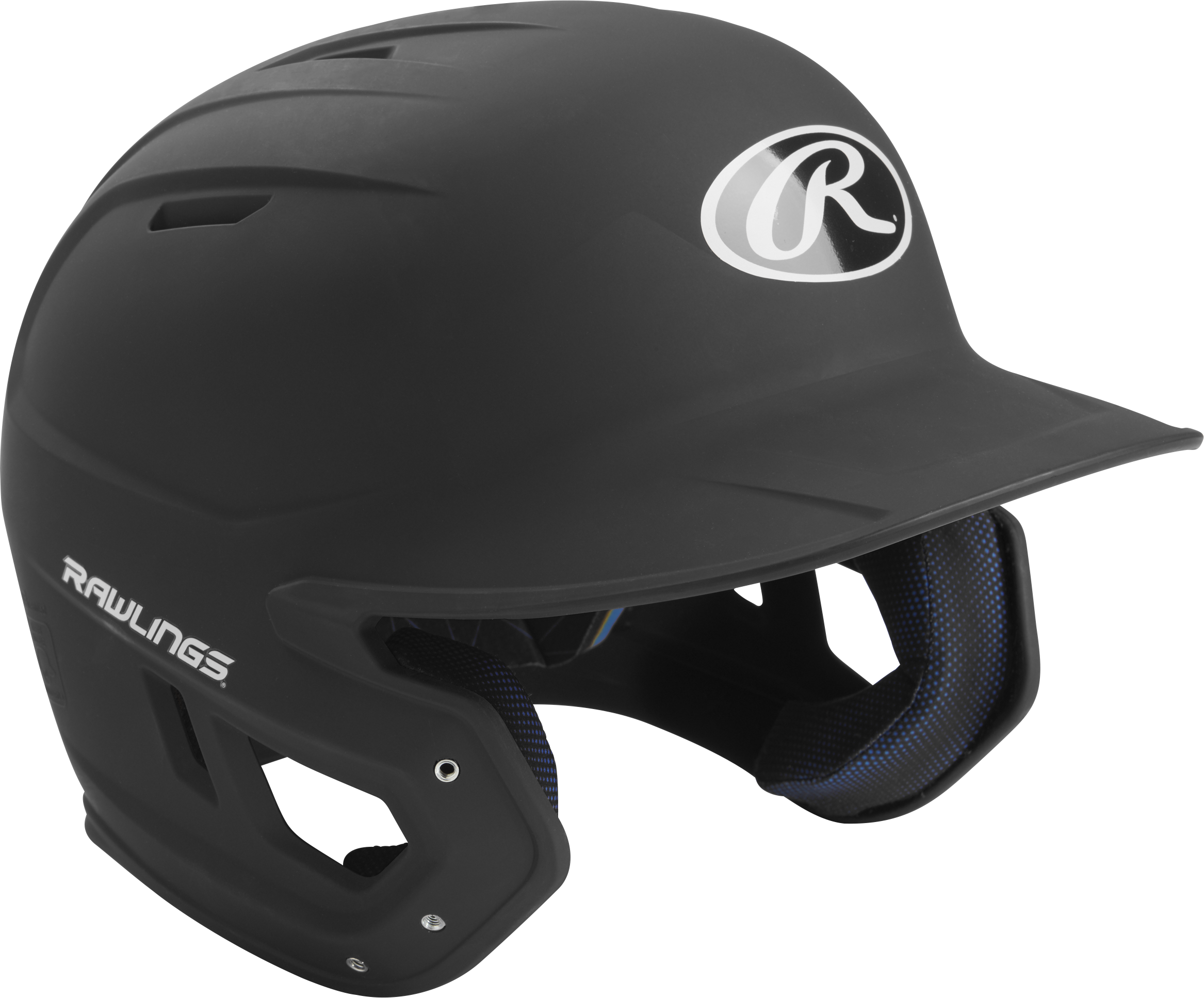 Rawlings Mach Matte Senior Baseball Helmet - Black