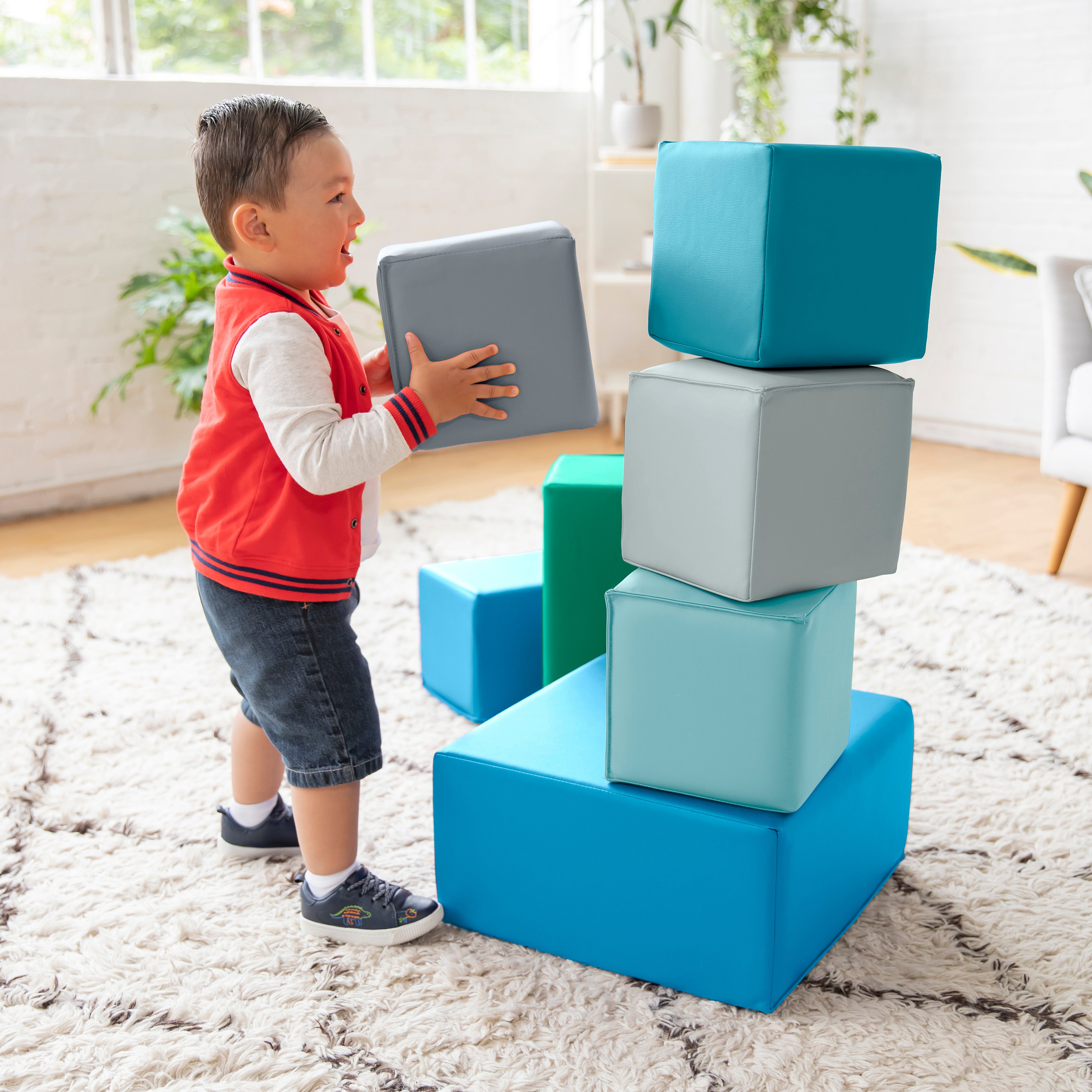 SoftZone Big Foam Blocks 7-Piece - Contemporary