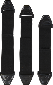 Rawlings Mach Replacement Leg Guard Straps (Set Of 3) - Black