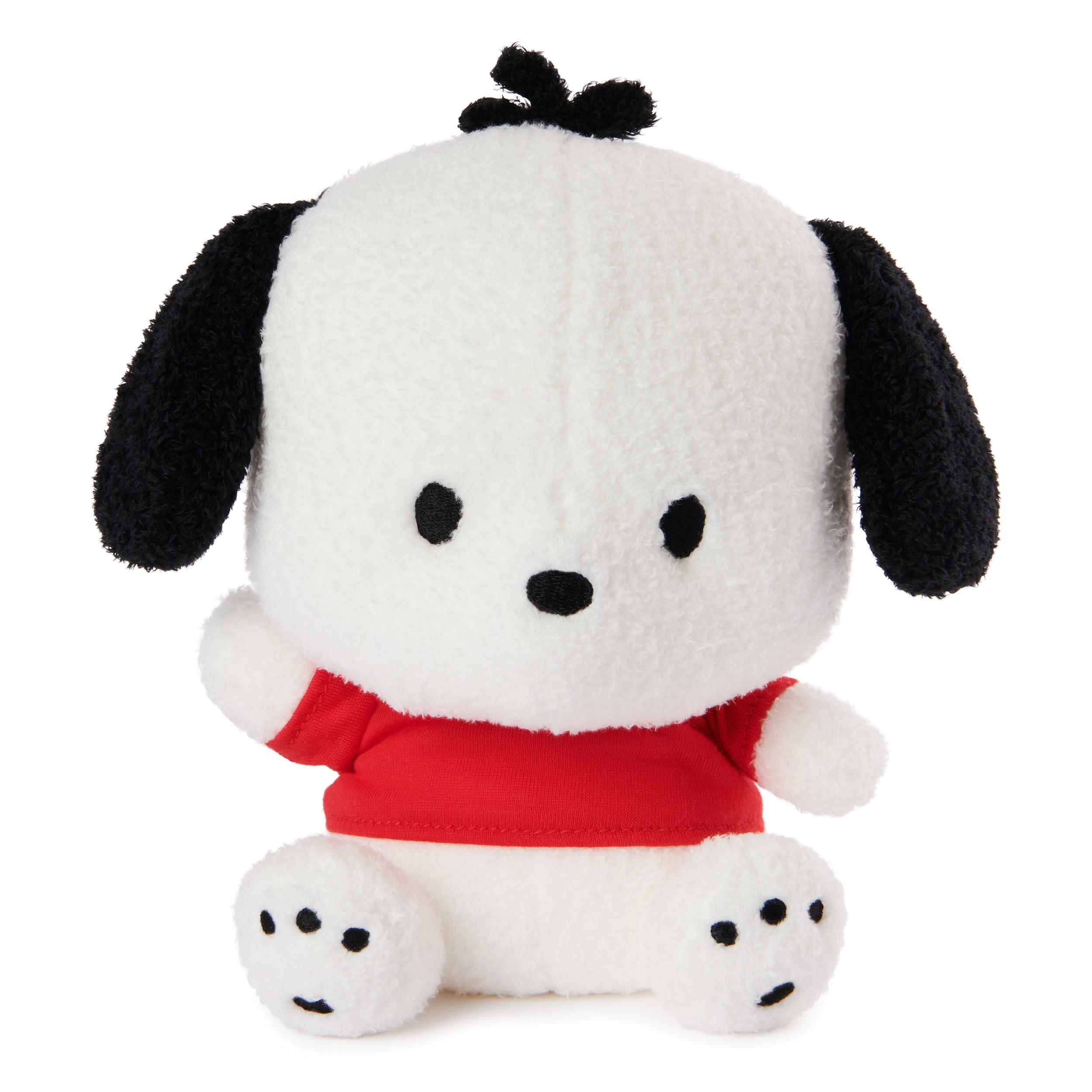 GUND Sanrio Pochacco Plush, Puppy Stuffed Animal for Ages 1 and Up, White/Red, 6”