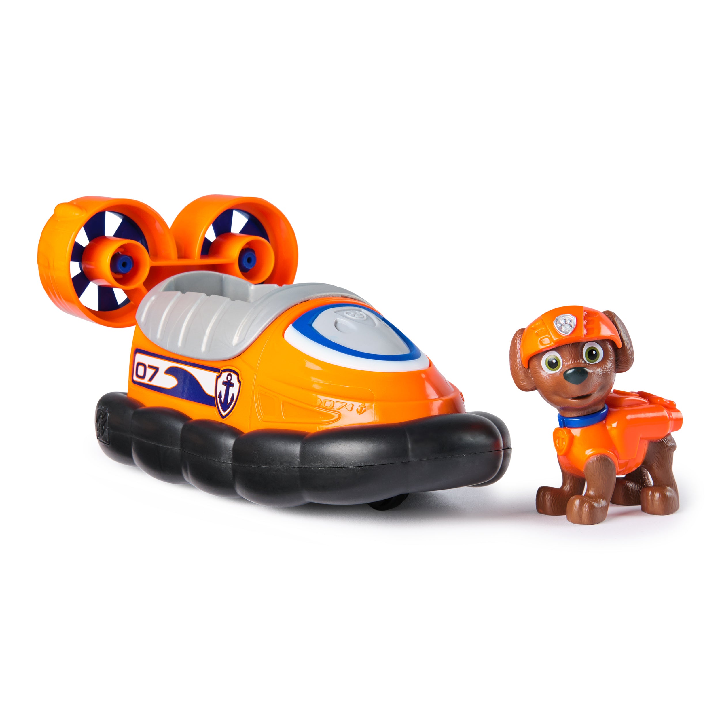 PAW Patrol, Zuma’s Hovercraft, Toy Vehicle with Collectible Action Figure, Sustainably Minded Kids Toys for Boys & Girls Ages 3 and Up