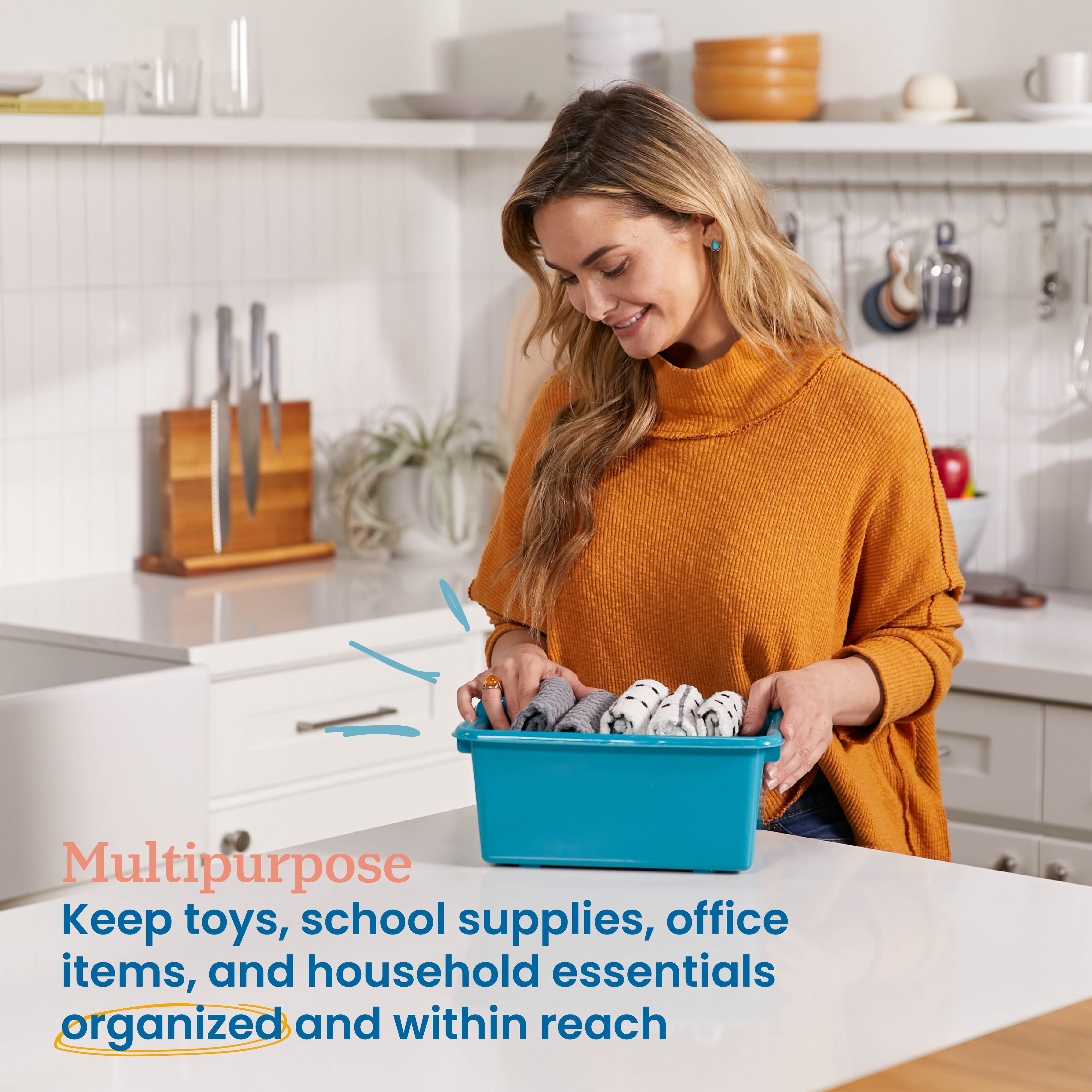 Scoop Front Storage Bins 15-Piece - Contemporary