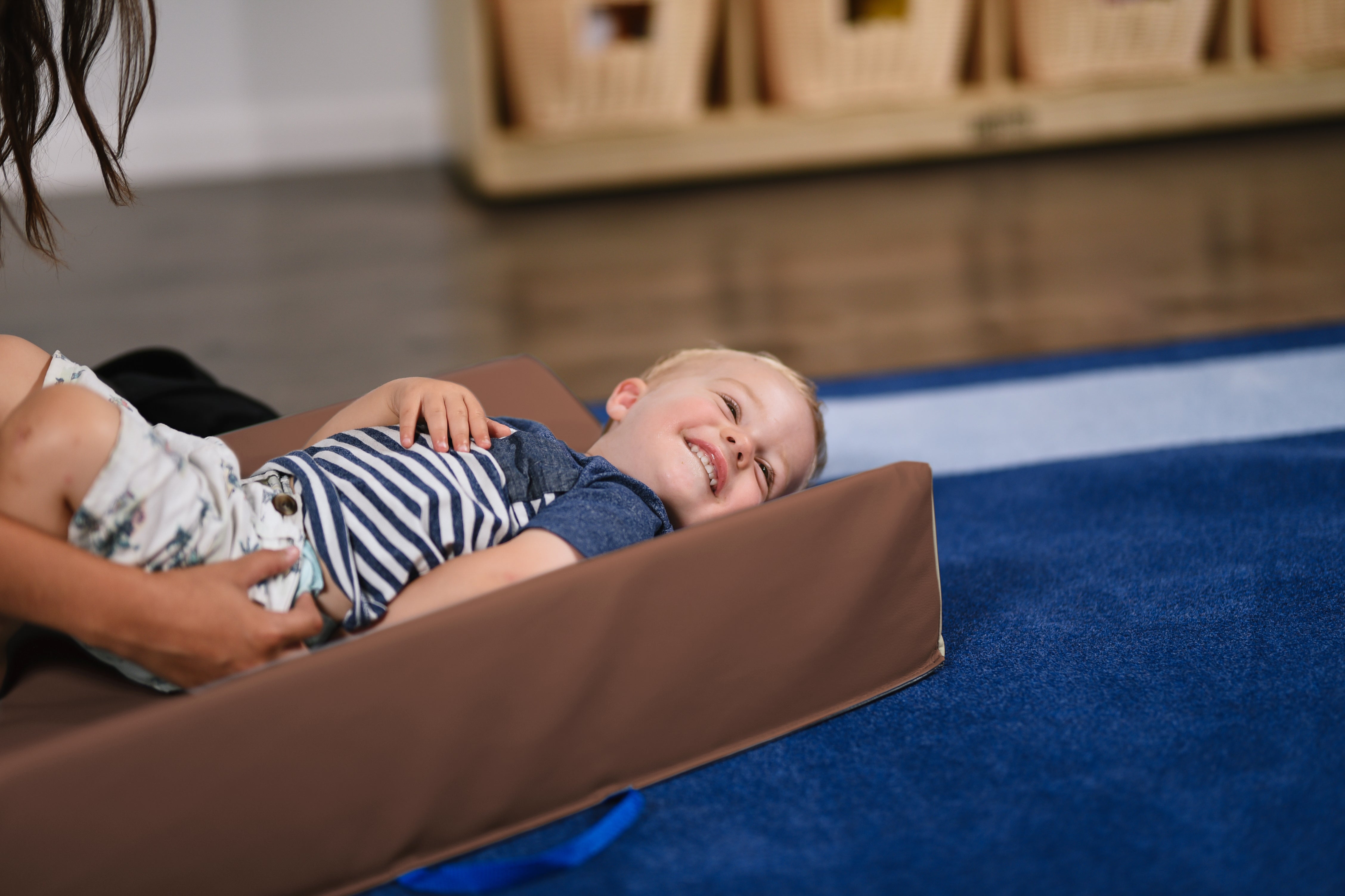 SoftScape Ultra-Soft Baby Changer - Chocolate/Sand