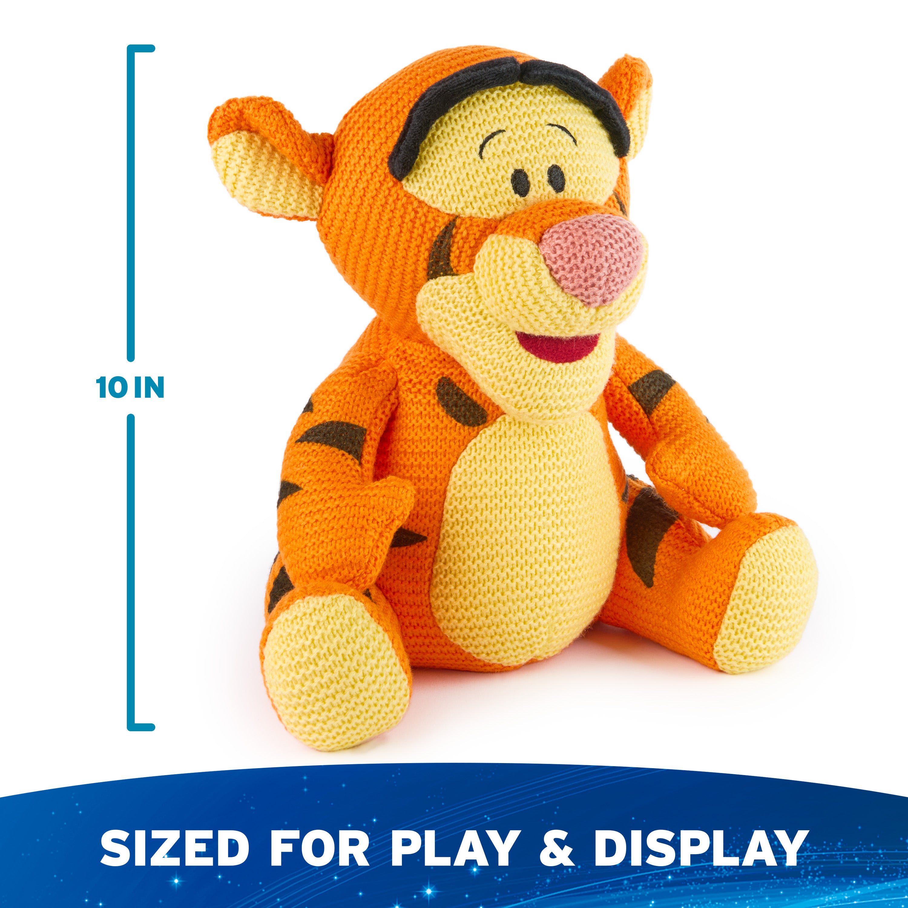 GUND Disney Official Tigger Knit Plush, Winnie the Pooh, Stuffed Animal for Ages 1 and Up, Orange, 10”