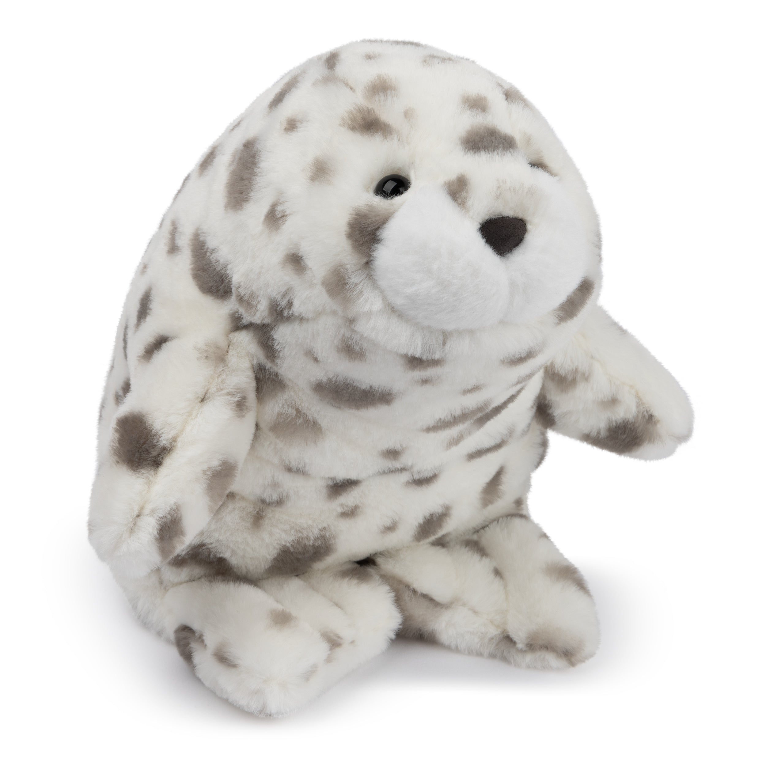 GUND Nuri Leopard Seal Plush, Premium Stuffed Animal for Ages 1 and Up, White/Gray, 10”