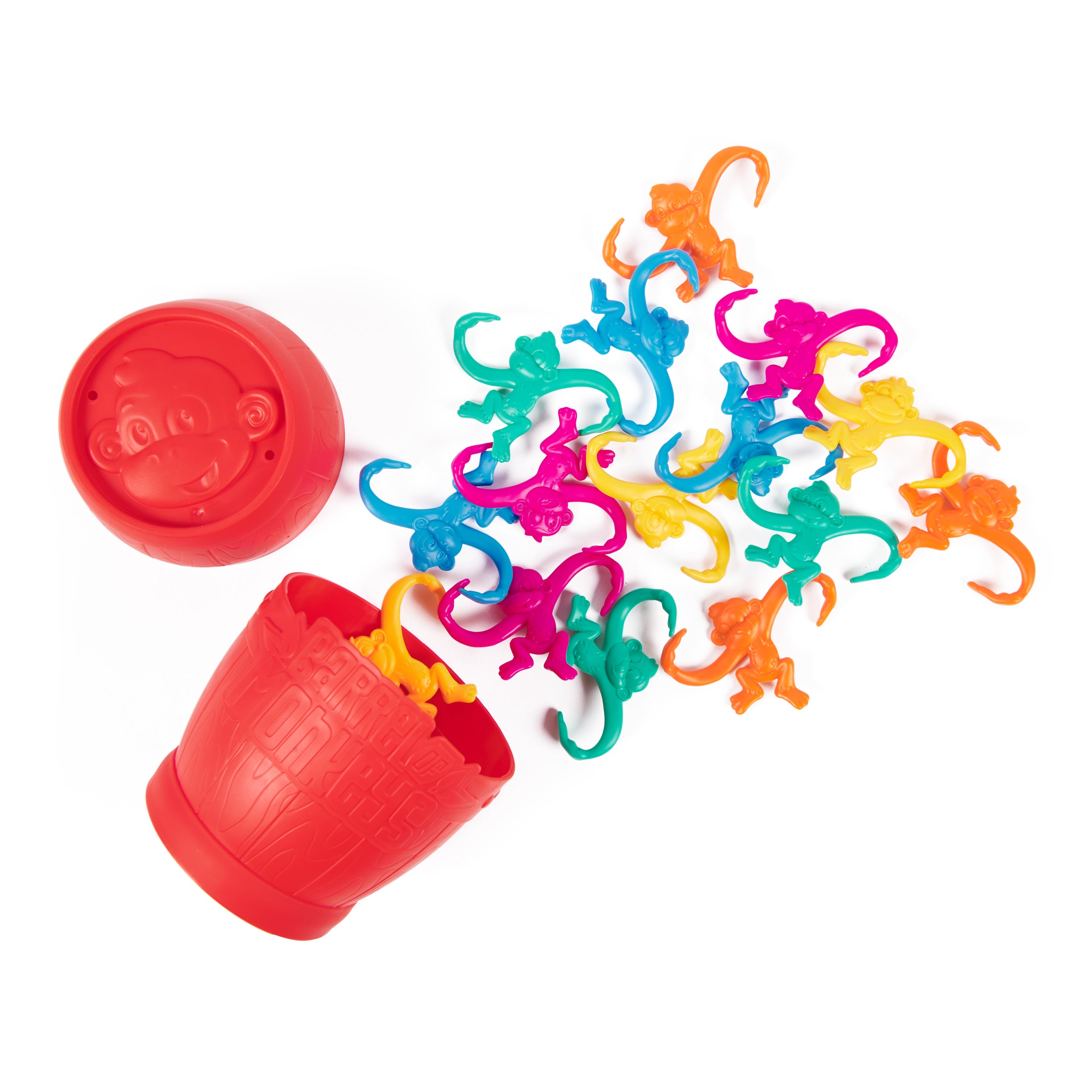 Barrel of Monkeys New Look for the Retro Linking Family Game | Preschool Games | Classic Games | Games for Family Game Night, For Ages 3+