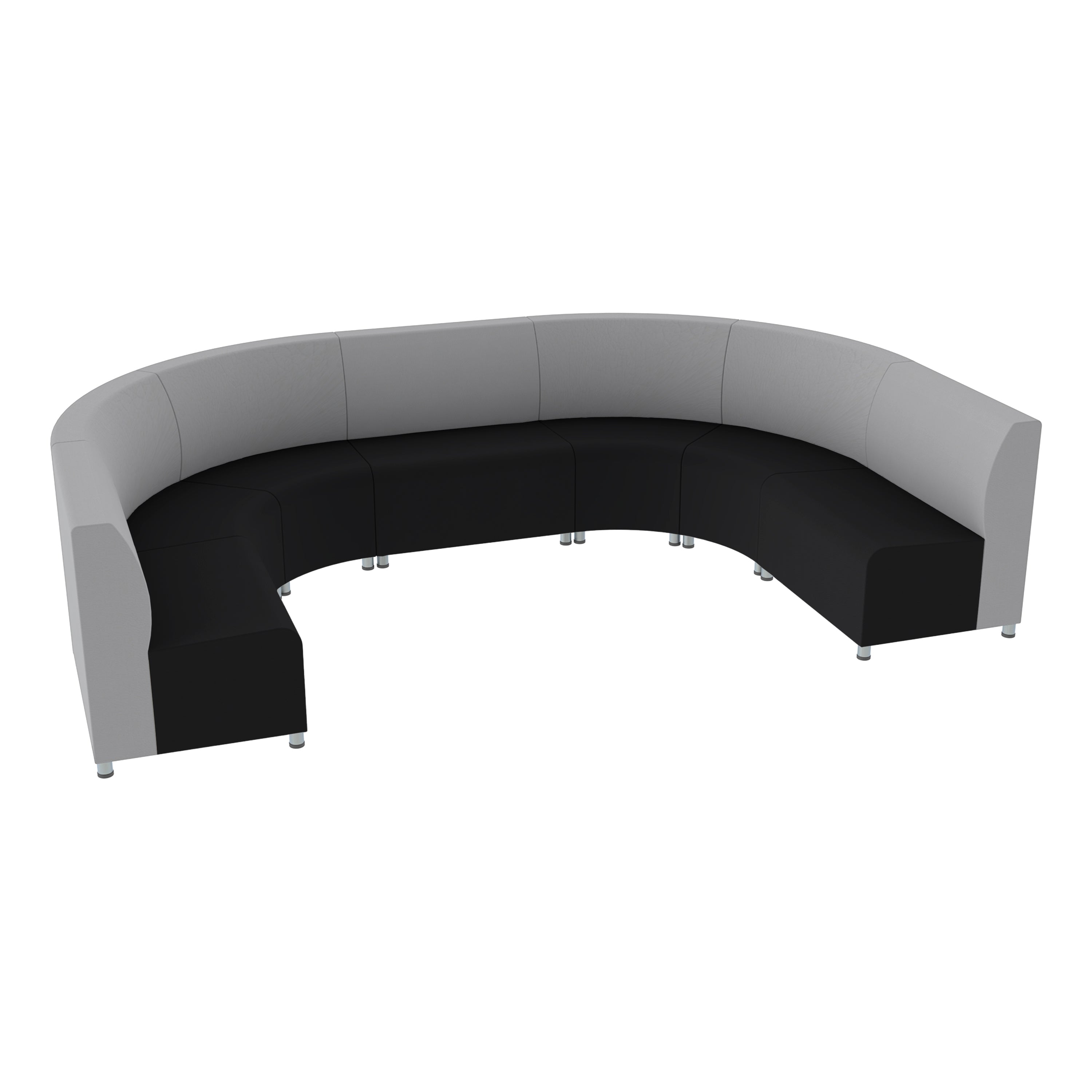 Pro Series Connect Seating, 7-Piece Set - Black/Gray