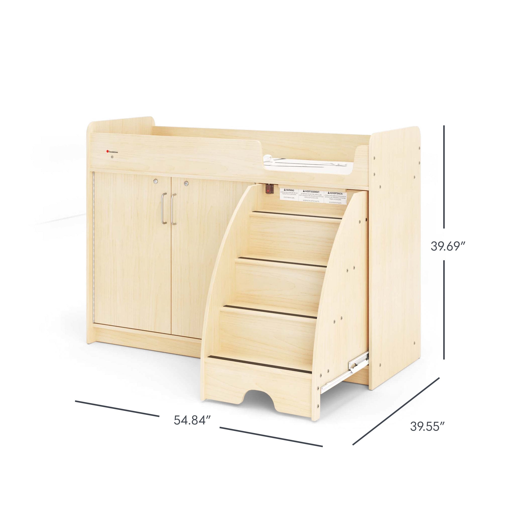 SafeStep Changing Table Right Stairs