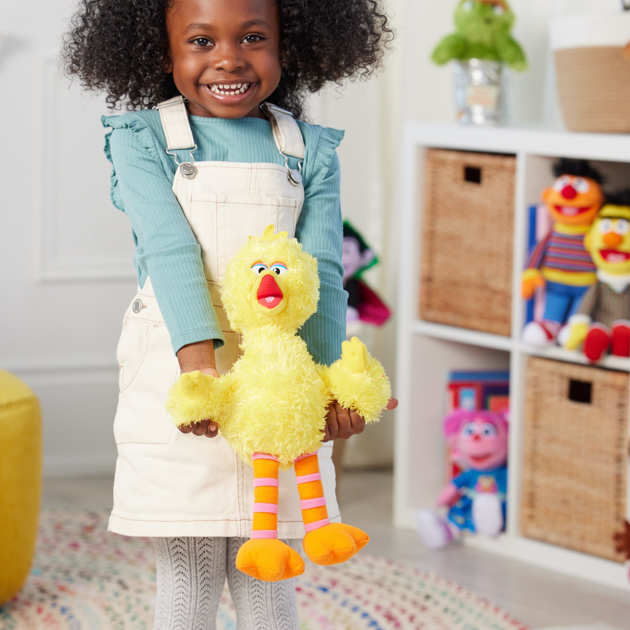 GUND Sesame Street Official Big Bird Muppet Plush, Premium Plush Toy for Ages 1 & Up, Yellow, 14”