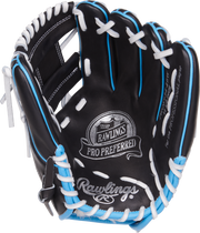 Rawlings Pro Preferred Series 11.5-Inch Baseball Glove - Right Hand Thrower - Black