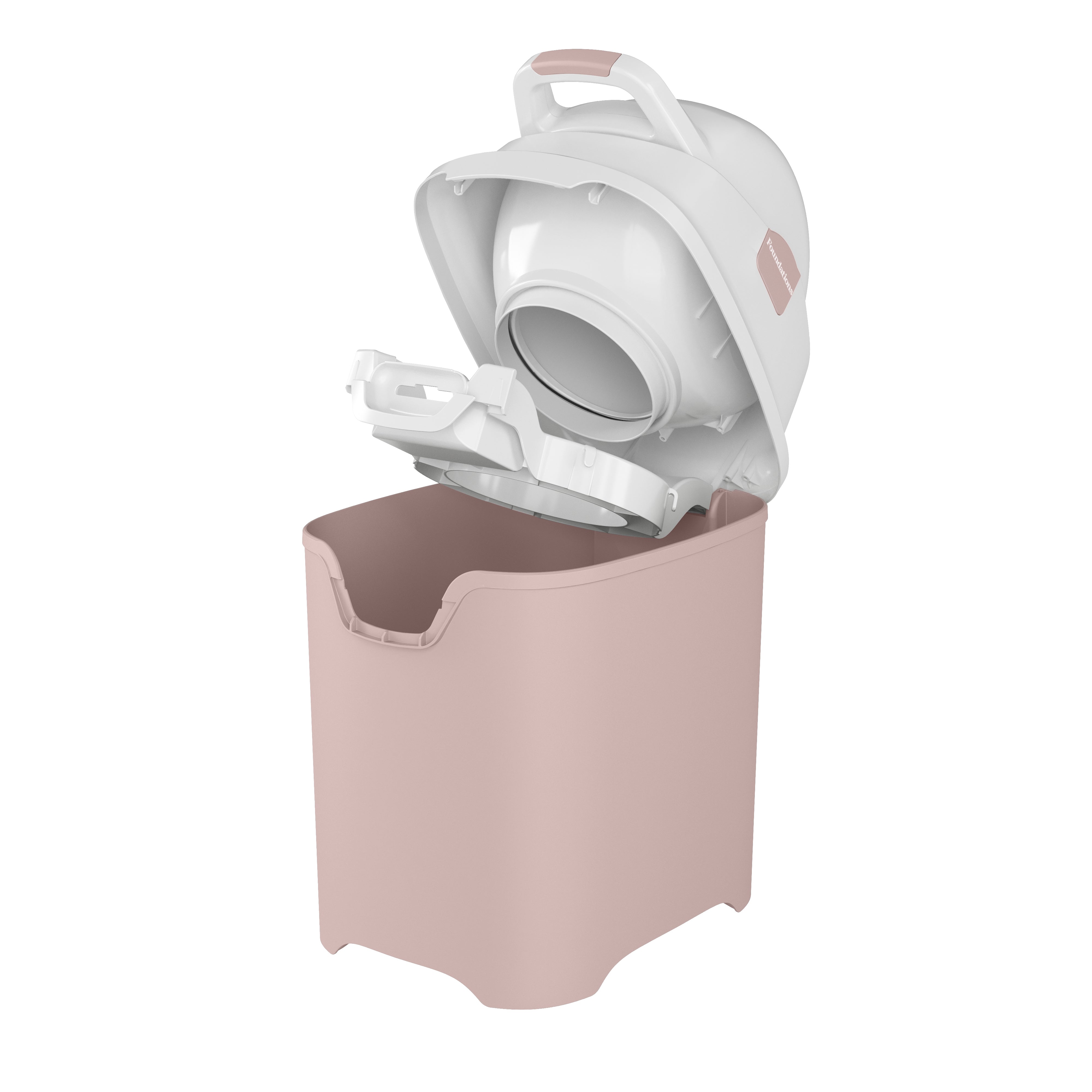 Mini Diaper Pail, Pink