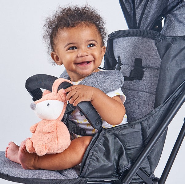Baby GUND Lil’ Luvs Tuck-Away Lovey, Emory Fox, Ultra Soft Animal Plush Toy with Built-In Baby Blanket for Babies and Newborns