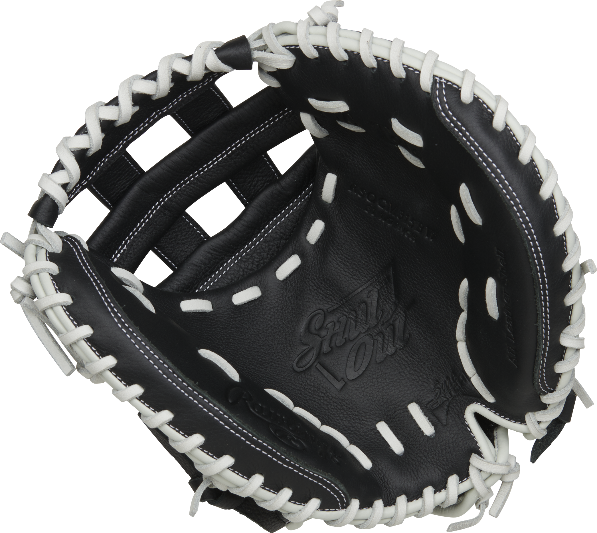 Rawlings Shut Out Series Catchers Mitt 31.5-Inch  Softball Glove - Right Hand Thrower - Black