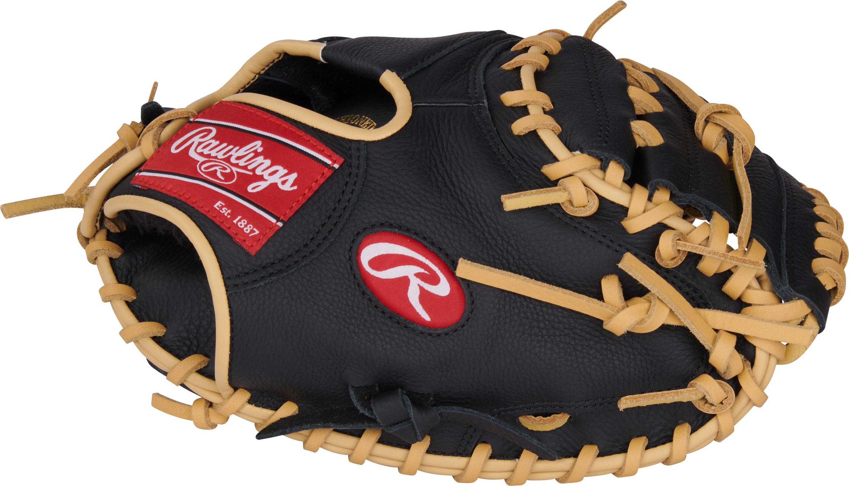 Rawlings Select Pro Lite Series Adley Rutschman Youth Catchers Mitt 32-Inch Baseball Glove - Right Hand Thrower - Black