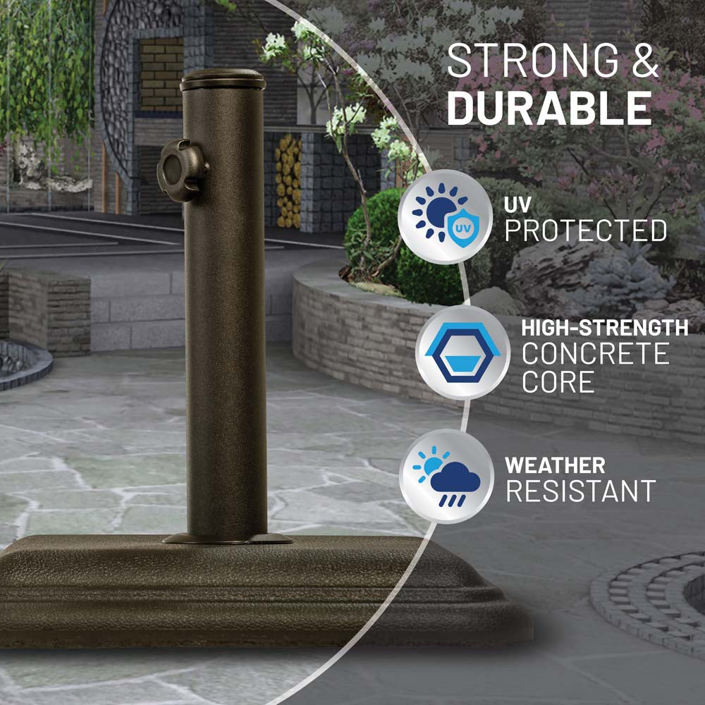 26 lb Brown Umbrella Base