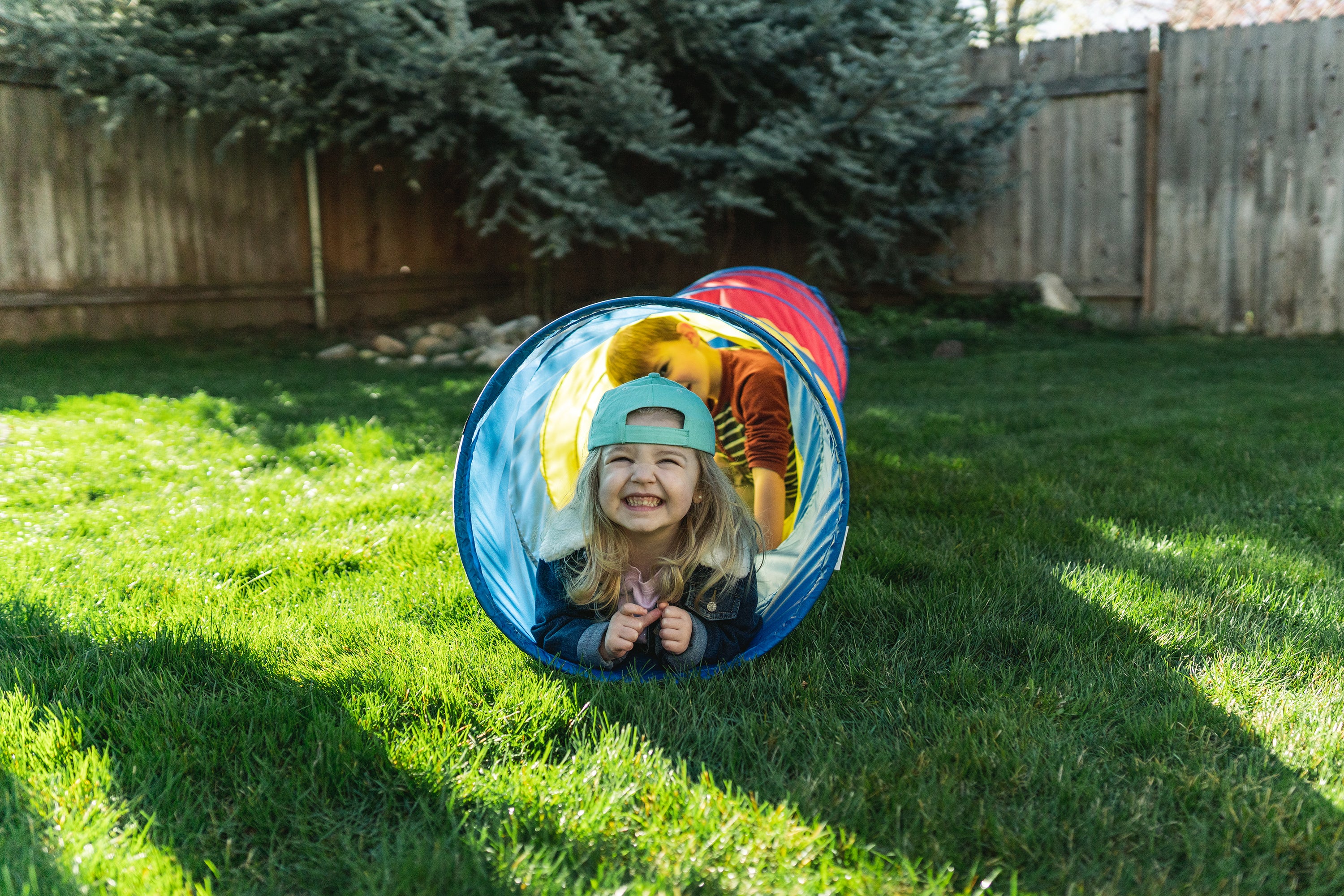 Find Me 6FT Tunnel - Blue / Red / Yellow