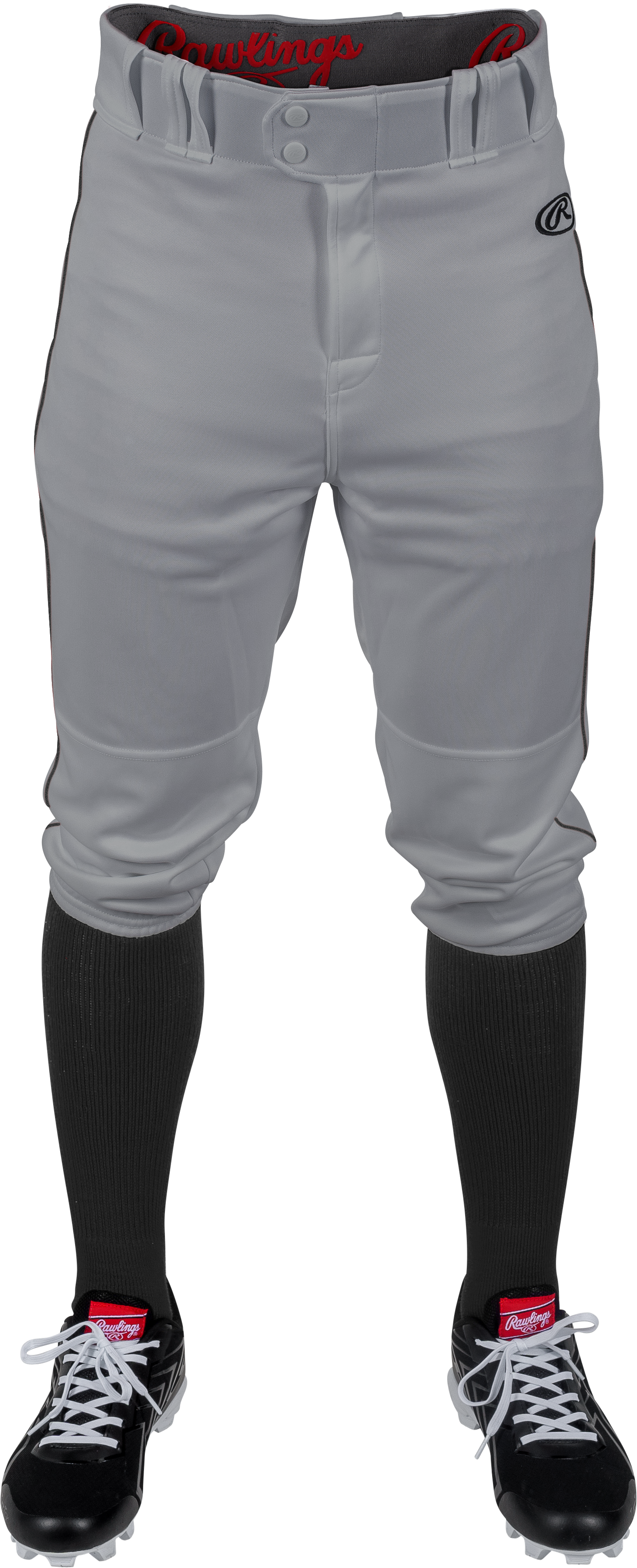 Rawlings Youth Launch Piped Knicker Pant - Small - Blue Gray/Black
