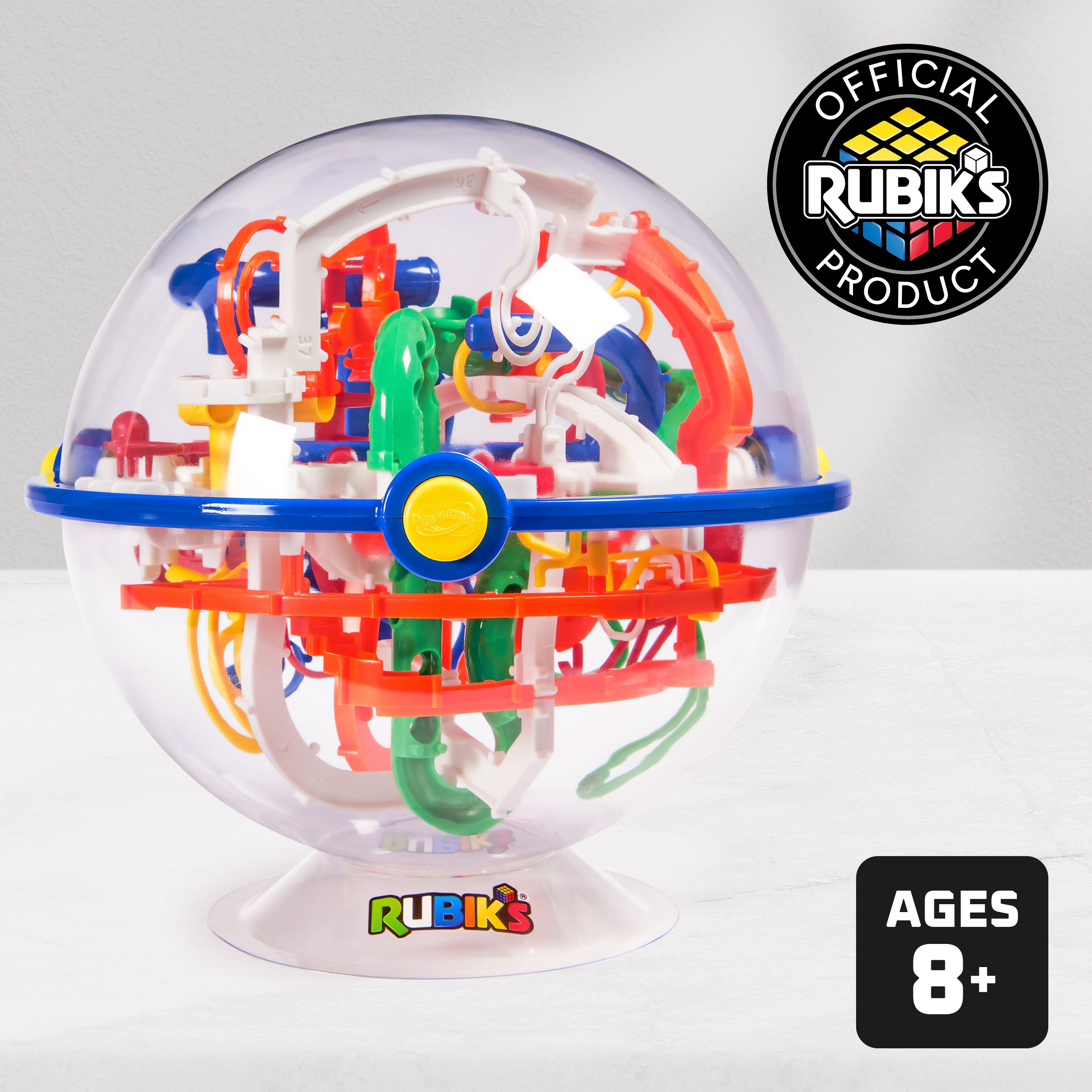 Rubik’s Cube, Rubik’s Tracks 150 3D Gravity Maze & 3D Puzzle Game with 150 Obstacles, Problem-Solving Challenging Brain Teaser Fidget Toy, for Ages 8+