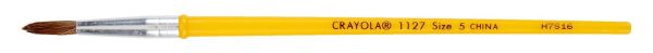 Crayola Camel Hair Watercolor Paint Brush, Size 5, Round Paintbrush, Art Supplies
