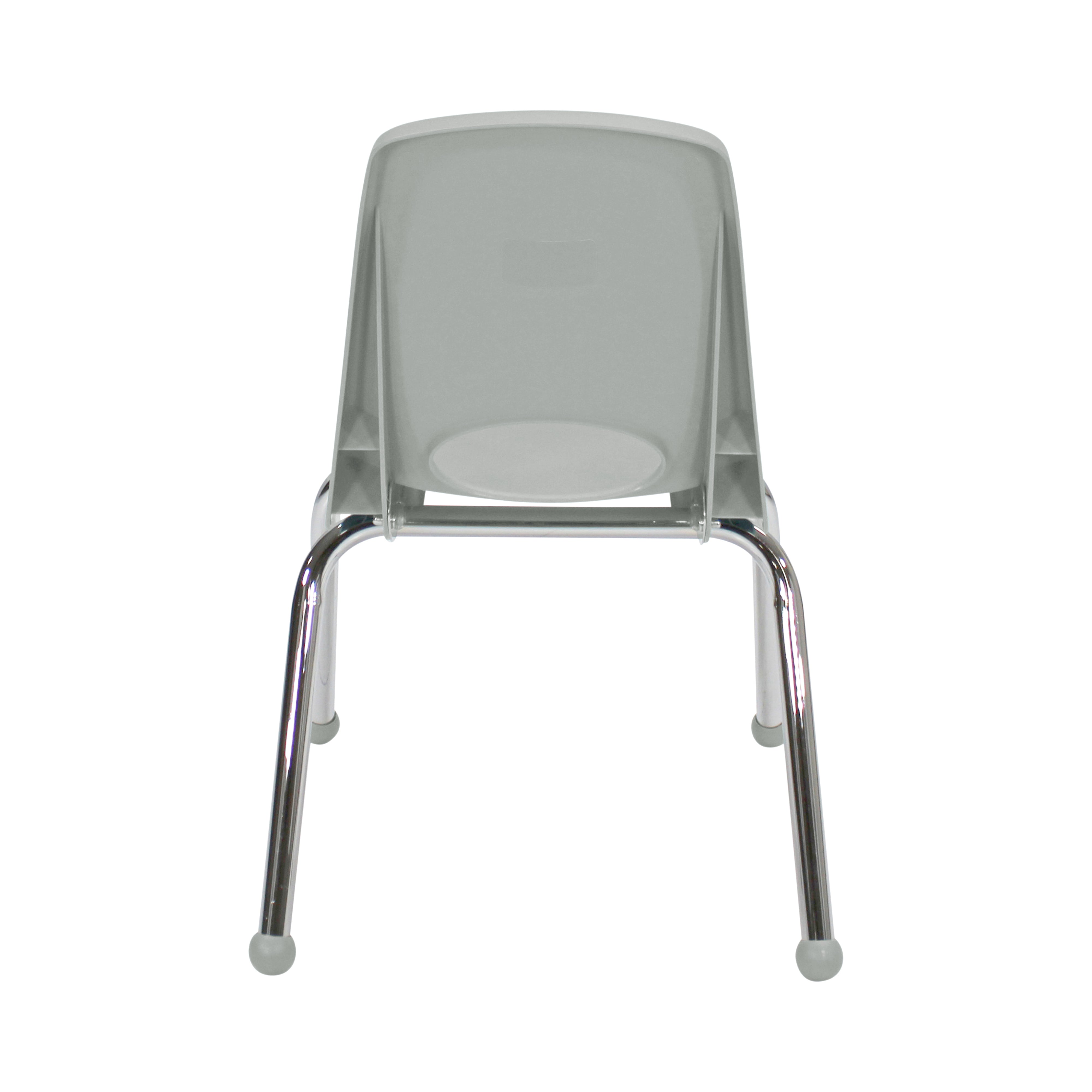 14" Stack Chair with Ball Glides - Contemporary/Purple