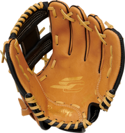 Rawlings Sure Catch Series Youth Baseball Glove 10-Inch Baseball Glove - Right Hand Thrower - Tan/Black